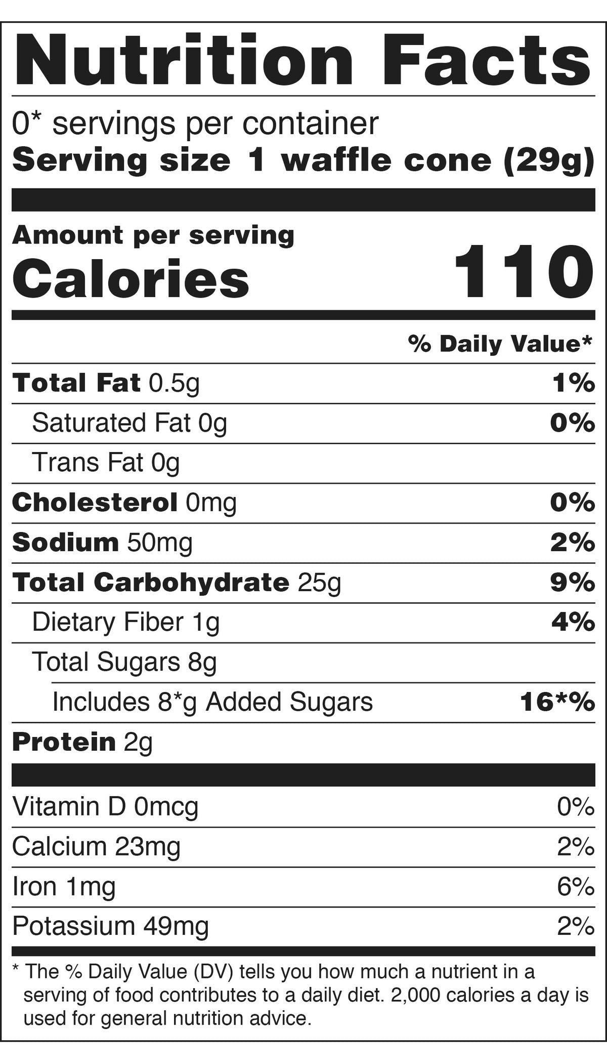 Waffle Classic Large #7192 | Joy Cone Co. | 12/16 Pack | 192 Count Per Case | Sold By The Pallet 36 Cases = 6912 Cones | Cones Distributor Canada